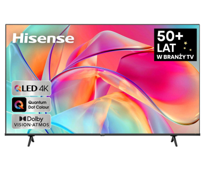 Telewizor 55" Hisense 55E7KQ 55" QLED 4K VIDAA Dolby Atmos Dolby Vision